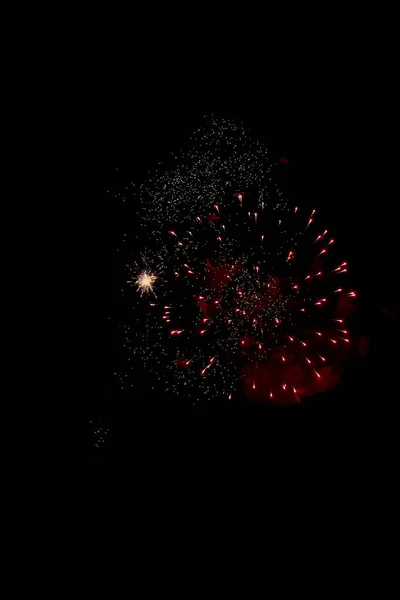 Colored Fireworks Dark Background Texture Surreal — Stock Photo, Image