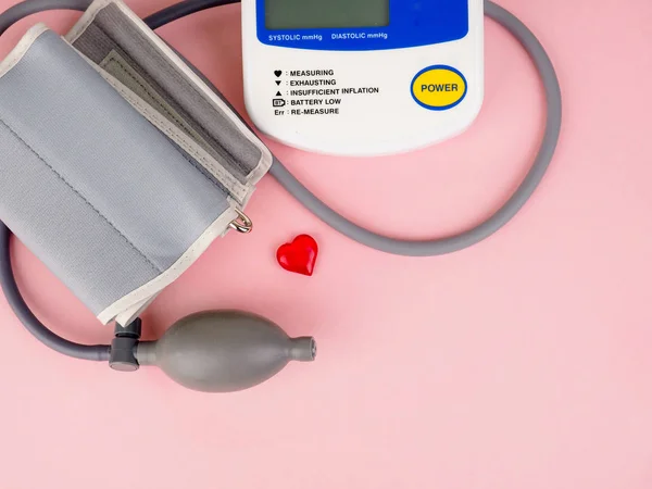 Equipo Médico Para Comprobar Salud Del Corazón Esfigmomanómetro Manual Presión — Foto de Stock