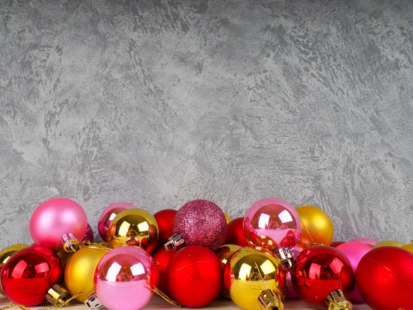 Kerstmis Achtergrond Banner Voor Website Met Kerstmis Speelgoed — Stockfoto