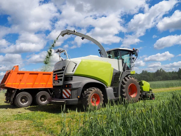 Birleştirme hasat silaj için temizlik Tarım makineleri.