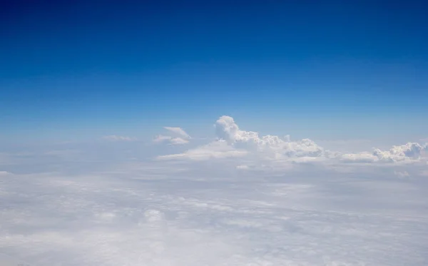 Aerial View Airplane Sky Sky — Stock Photo, Image