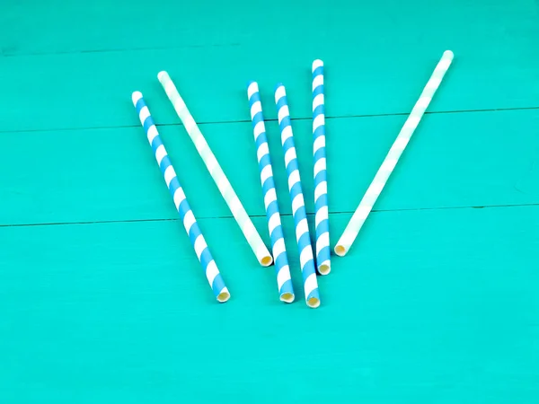 Mixed color of straw stick, Drinking straws. Cocktail Tubes. — Stock Photo, Image