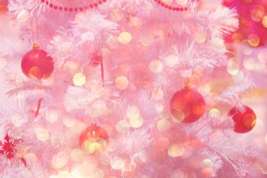 tebrik kartları için soyut Noel arka plan, parlak Noel topu süsler dekorasyon.