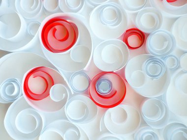 Kağıt, soyut arka plan, gölgelerin içinden kağıt şeritler çevrelerinden scrapbooking