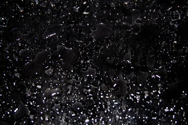 siyah arka plan, su damlası, glitter arka plan