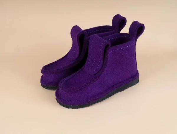 Valeshi- russian traditional felt boots, boots from natural felted wool