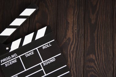 Tahta konsept üzerine alkış Film endüstrisi, film, film, Altın Küre ve Oscar