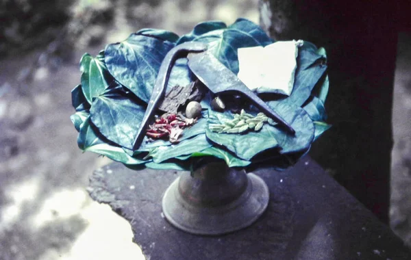 Sri Lanka. Sri Lanka 'dan kültürel betel yaprakları ve areca fındıkları, ayinlerde, çiğneme geleneklerinde ve günlük hayatta kullanılır..