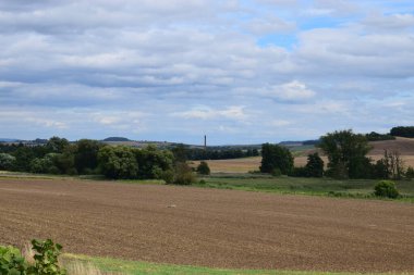 Güzel bir tarlanın manzarası