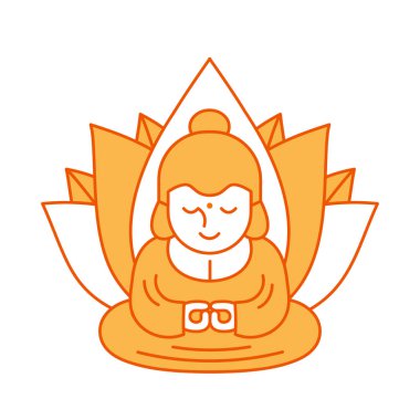 Buddha ve lotus dini kutsal 