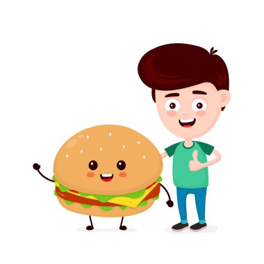 Şirin mutlu komik gülümseyen genç adam 