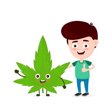 Şirin mutlu komik gülümseyen genç adam 