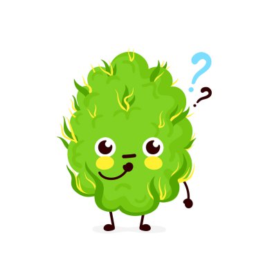 Şirin komik gülümseyen mutlu esrar