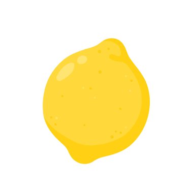 Vektör karikatür limon illüstrasyon ikonu tasarımı