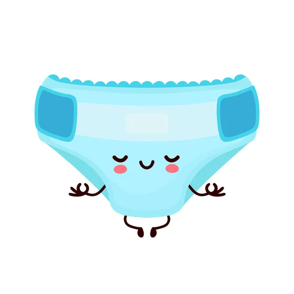 Blood stain on panties. Vector flat cartoon Stock Vector by