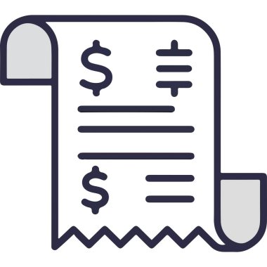 Minimalist Özet Tasarı Belgesi Finans Raporu Simgesi