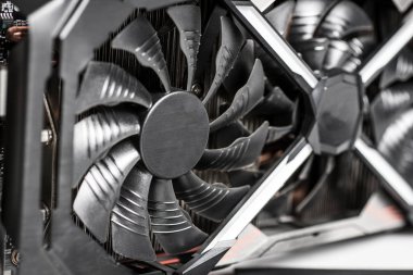 Profesyonel Pc Oyun Grafik Kartı Gpu Close Up