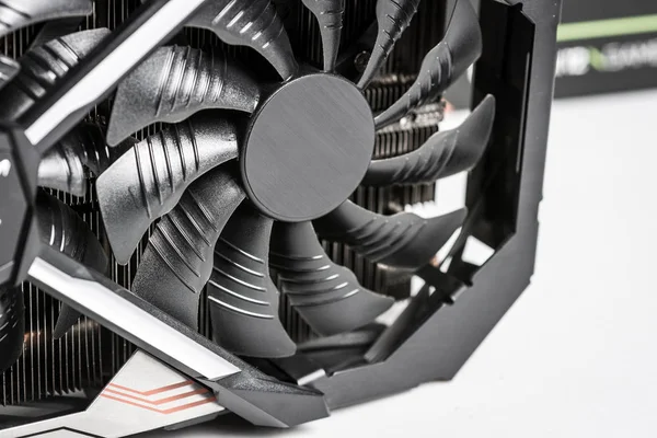 Professional PC Gaming Graphic Card GPU Close Up