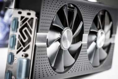 Profesyonel Pc Oyun Grafik Kartı Gpu Close Up