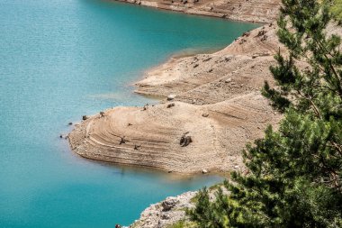 Tara Dağı Panoramik Görünümünde Güzel Lake Zaovine