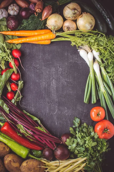 Download Fresh Vegetables On Dark Background Vegan Raw Food Mockup For Menu Or Recipe Healthy Eating Concept With Copy Space Salad Rustic Stock Photo 273611350
