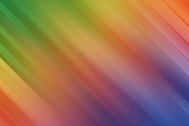 Bulanık köşegen çizgileri ile gökkuşağı gradyan etkisi içeren canlı ve soyut bir arkaplan, modern bir dokunuşla dinamik ve görsel olarak çekici bir tasarım yaratıyor..