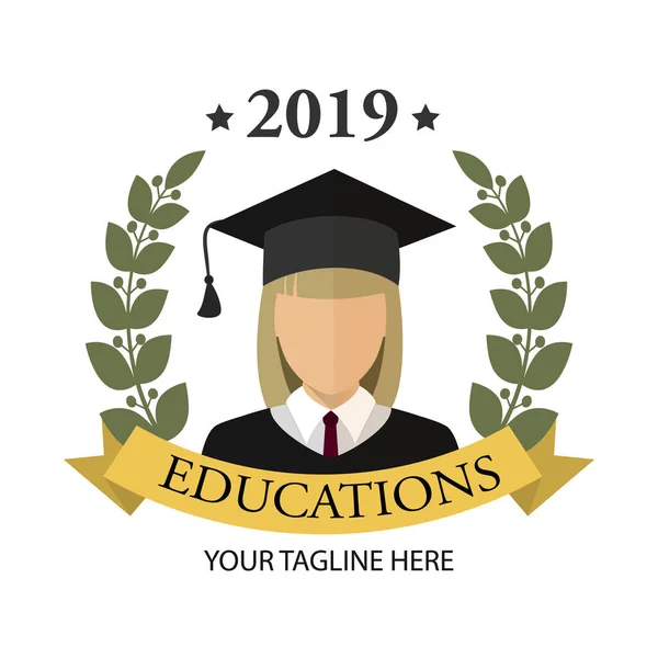 Icono de estudiante graduado. Ilustración plana y aislada de la graduación para cualquier diseño web — Foto de Stock