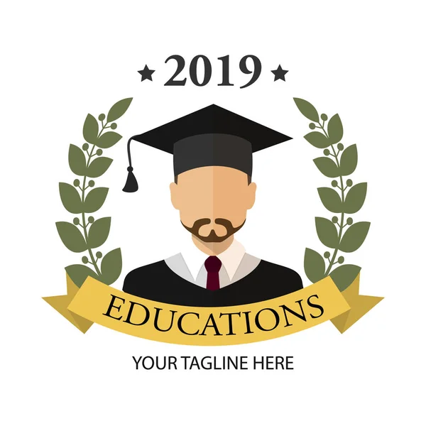 graduate student icon. Flat isolated illustration of graduation for any web design