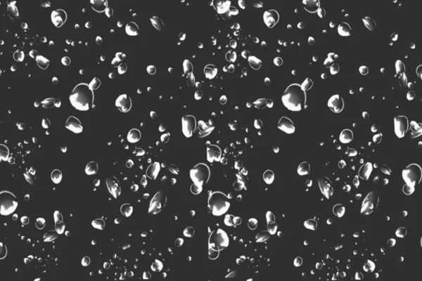 Koyu bir arkaplan, sayısız yumuşak, parıldayan beyaz bokeh daireleri ve oval dairelerle aydınlatılarak rüya gibi ve ruhani bir soyut kompozisyon oluşturulur..