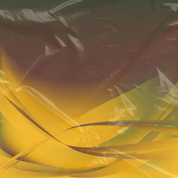 Sarı ve koyu yeşil tonlarında kıvrılan kıvrımlı kıvrımlı kıvrımlı kıvrımlı kıvrımlı, ince desenli, dinamik ve soyut bir arka plan..