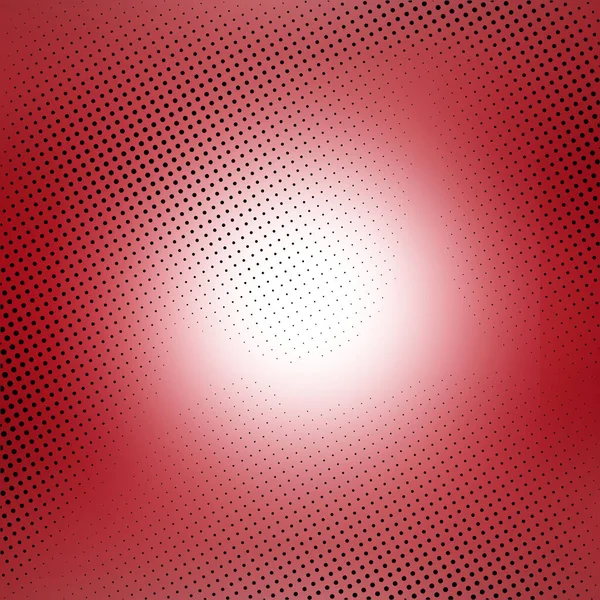 Yumuşak bir gradyanı olan canlı kırmızı bir arkaplan, ince bir nokta deseni ve parlak, parlak bir merkezi var..