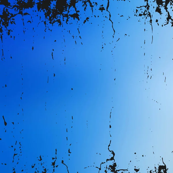 Koyu maviden açık maviye, koyu ve pürüzlü kenarlı bir gradyanı olan desenli soyut bir arkaplan.