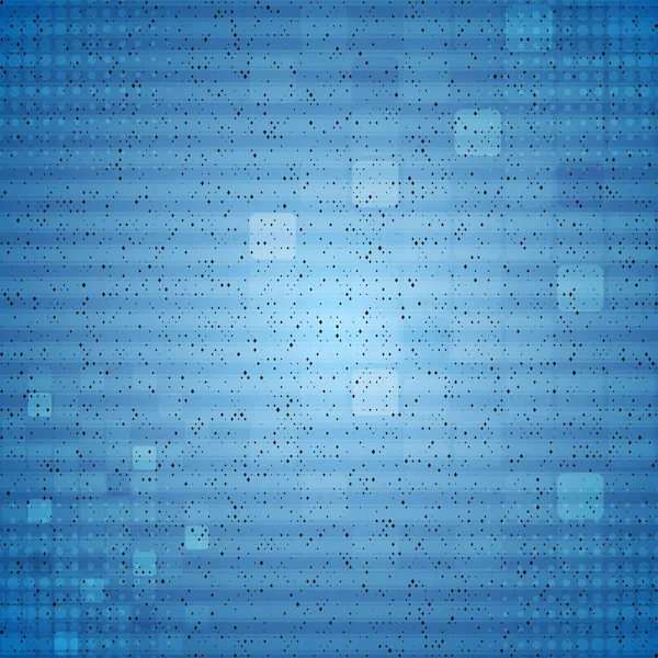 Yatay çizgilere ve dağınık dijital arıza efektlerine sahip dokulu mavi bir arka plan soyut, modern bir estetik yaratıyor.
