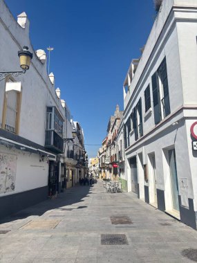 Spain: Historic El Puerto de Santa Mara city center with charming streets, ornate palaces, Castillo de San Marcos, and Andalusian architecture blending medieval and eclectic styles.