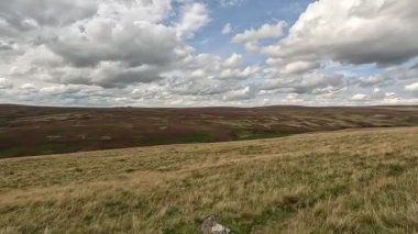 İskoçya 'nın sakin İskoç sınırlarında yürüyüş videoları, yeşil tepelerin üzerinde dönen patikalar, antik kuru taş duvarlar, çiçek açan fundalıklar, otlayan hayvanlar ve ılık ışık altında gezen Güney Uplantlarının manzaraları..