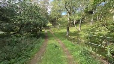 İskoçya 'nın doğu Lothian bölgesindeki Lammermuir Tepeleri' nden yukarı doğru ilerleyen Hillwalker otlakların, fundalıklarla kaplı yamaçların ve Firth of Forth ve Borders 'a doğru panoramaların ortasında.