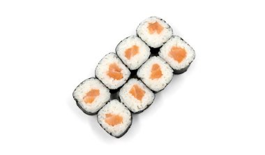 Beyaz arka planda lezzetli börekler