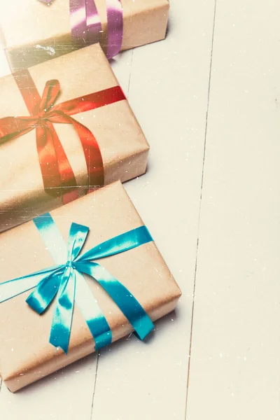 gift packaging in craft paper