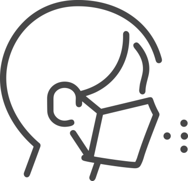 Black and white face mask icon symbol vector illustration in minimal simple style graphic design element for modern artwork clean outline sketch flat pictogram abstract template contour editable isolated digital png format for web ui