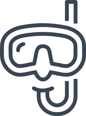 Black and white face mask icon symbol vector illustration in minimal simple style graphic design element for modern artwork clean outline sketch flat pictogram abstract template contour editable isolated digital png format for web ui