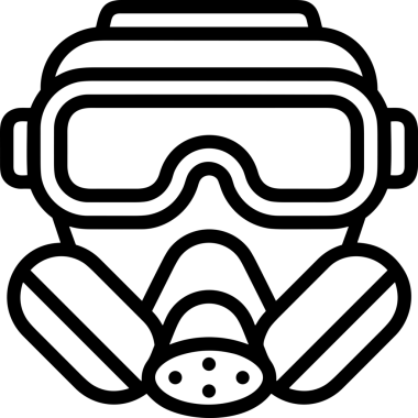 Black and white face mask icon symbol vector illustration in minimal simple style graphic design element for modern artwork clean outline sketch flat pictogram abstract template contour editable isolated digital png format for web ui