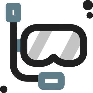 Black and white face mask icon symbol vector illustration in minimal simple style graphic design element for modern artwork clean outline sketch flat pictogram abstract template contour editable isolated digital png format for web ui