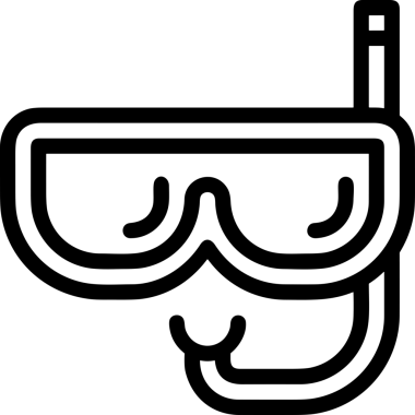 Black and white face mask icon symbol vector illustration in minimal simple style graphic design element for modern artwork clean outline sketch flat pictogram abstract template contour editable isolated digital png format for web ui