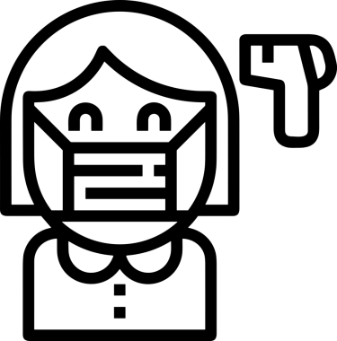 Black and white face mask icon symbol vector illustration in minimal simple style graphic design element for modern artwork clean outline sketch flat pictogram abstract template contour editable isolated digital png format for web ui