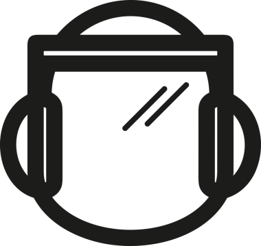 Black and white face mask icon symbol vector illustration in minimal simple style graphic design element for modern artwork clean outline sketch flat pictogram abstract template contour editable isolated digital png format for web ui