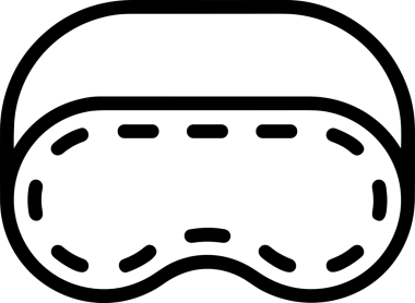 Black and white face mask icon symbol vector illustration in minimal simple style graphic design element for modern artwork clean outline sketch flat pictogram abstract template contour editable isolated digital png format for web ui