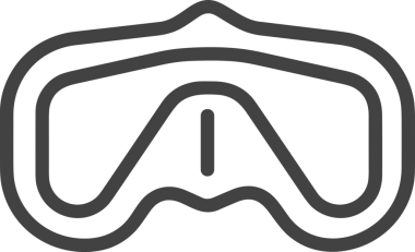 Black and white face mask icon symbol vector illustration in minimal simple style graphic design element for modern artwork clean outline sketch flat pictogram abstract template contour editable isolated digital png format for web ui