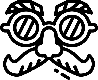 Black and white face mask icon symbol vector illustration in minimal simple style graphic design element for modern artwork clean outline sketch flat pictogram abstract template contour editable isolated digital png format for web ui