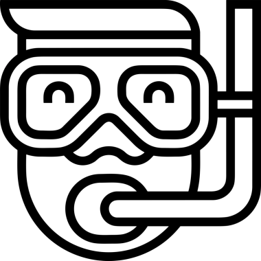 Black and white face mask icon symbol vector illustration in minimal simple style graphic design element for modern artwork clean outline sketch flat pictogram abstract template contour editable isolated digital png format for web ui