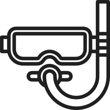 Black and white face mask icon symbol vector illustration in minimal simple style graphic design element for modern artwork clean outline sketch flat pictogram abstract template contour editable isolated digital png format for web ui